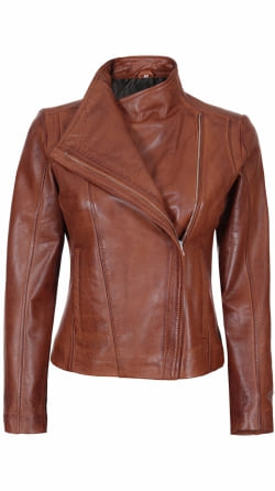 Stitch defined Leather Biker Jacket