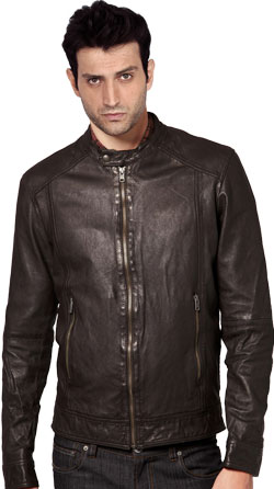 Buy super tough mens leather biker jackets online