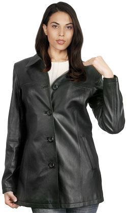 Buy soft lambskin womens leather coats online