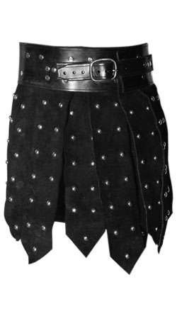 Buy Strapped Mens Leather Kilts Online