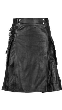 Buy Classy and Elegant Leather Kilt online