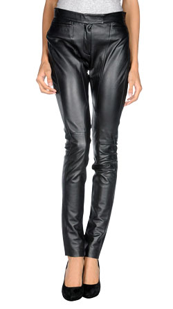 Buy Slim fit Leather Casual Pants Online