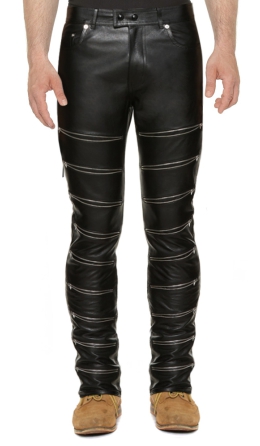 FRKM SCD Casual Slim Fit Leather Pants | www.unimac.az
