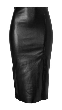Shop for Figure Hugging Stylish Womens Leather Skirt Online