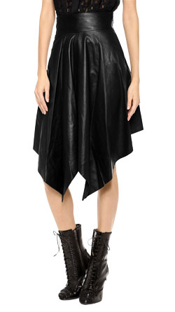 Leather skirts for women online at leatherfads
